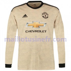 Maillot de Foot Manchester United Extérieur 2019-20 Manches Longues